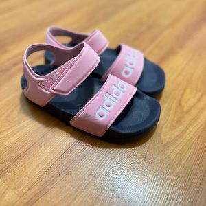 Girls pink adidas sandals size 13